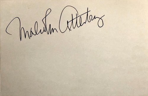 Malcolm atterbury signed - atterbury,